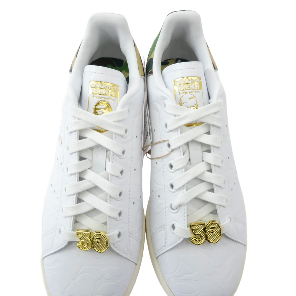 adidas アディダス 23AW IG1115 Stan Smith 30th Anniversary スタンスミス 30周年 アニバーサリー スニーカー ホワイト系 カモフラージュ系 23.5cm【新古品】【未使用】【中古】 - Image 5