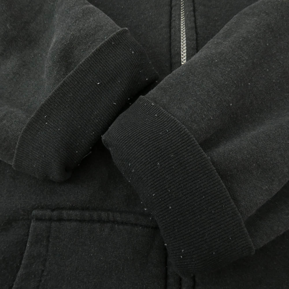 CHROME HEARTS クロムハーツ（原本無） OLD HORSESHOE HOODIE 裏地サーマル オールド ファックユー バックロゴ プルオーバー パーカー ブラック系【中古】 - Image 6