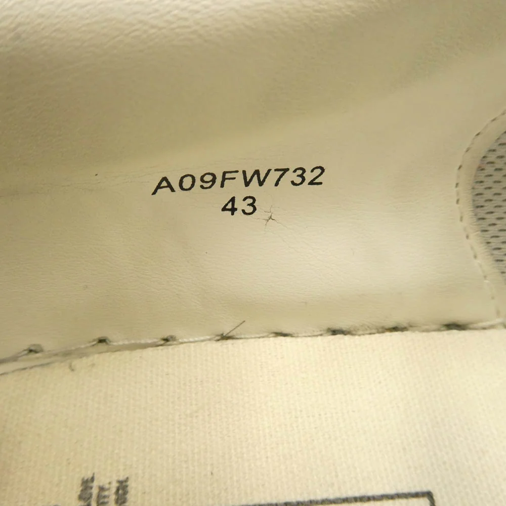 Maison MIHARA YASUHIRO メゾンミハラヤスヒロ BLAKEY ブレイキー スニーカー ブラック系 ホワイト系 43【中古】 - Image 7