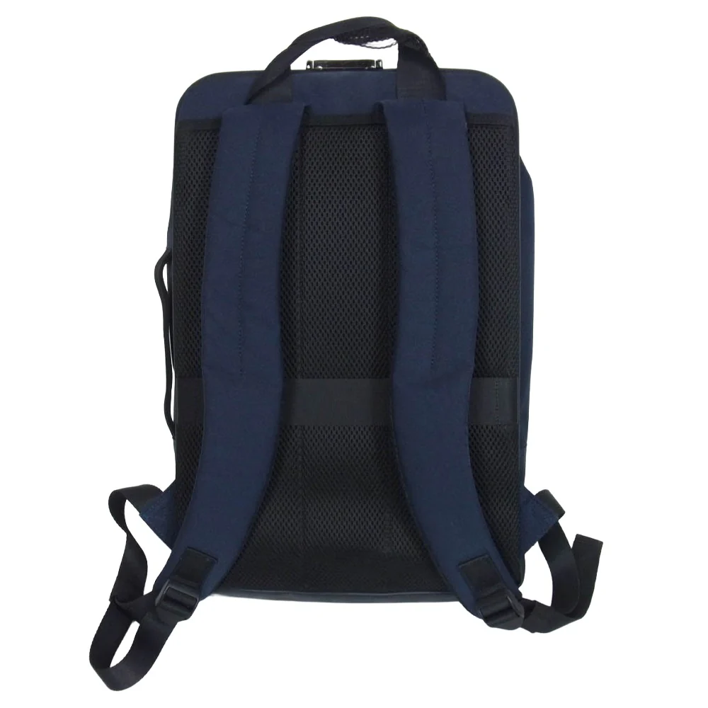 TAKEO KIKUCHI タケオキクチ BPS ビジネスバッグ バックパック リュック ネイビー系【中古】 - Image 2