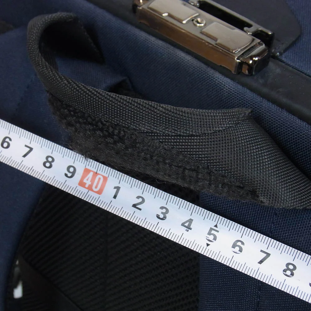 TAKEO KIKUCHI タケオキクチ BPS ビジネスバッグ バックパック リュック ネイビー系【中古】 - Image 7