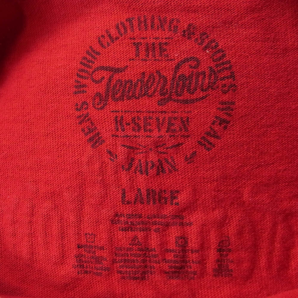 TENDERLOIN テンダーロイン T-TEE ALTERNATIVE 半袖 Tシャツ レッド系 L【中古】 - Image 4