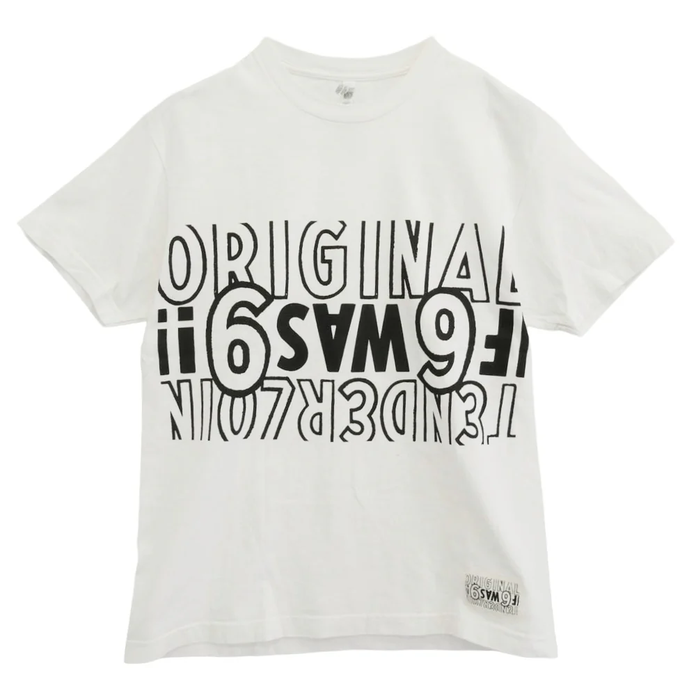 TENDERLOIN テンダーロイン 22SS TEE 3A ロゴ 半袖 Tシャツ ホワイト ホワイト系 L【中古】