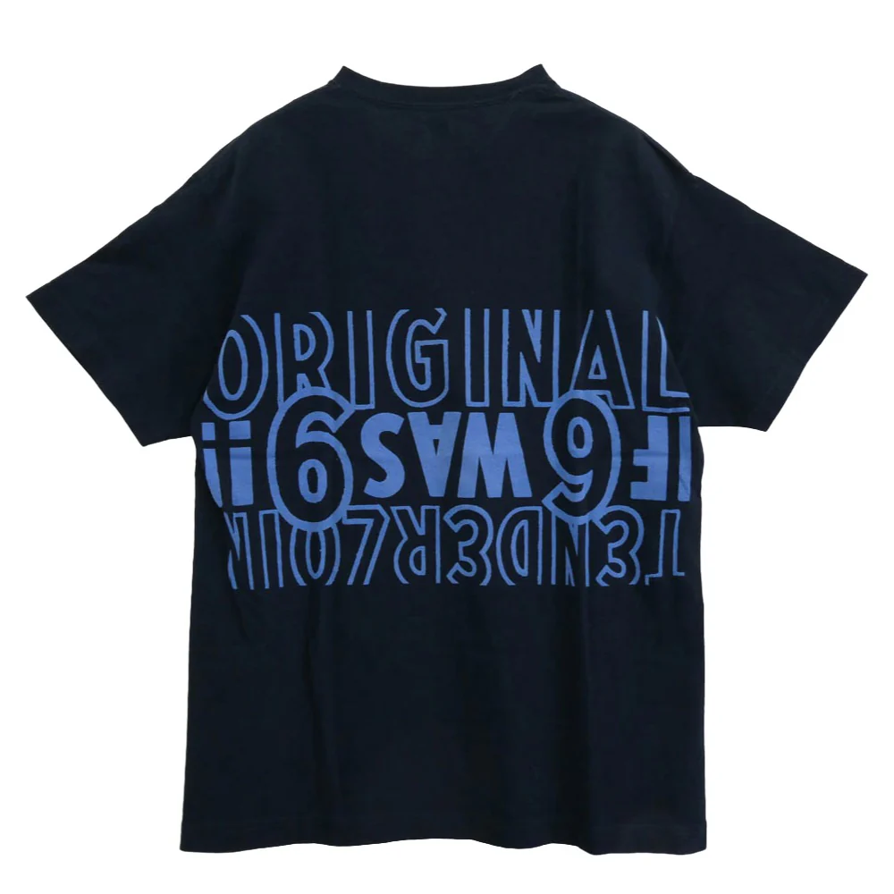 TENDERLOIN テンダーロイン 22SS TEE 3A ロゴ 半袖 Tシャツ ネイビー ネイビー系 L【中古】 - Image 2