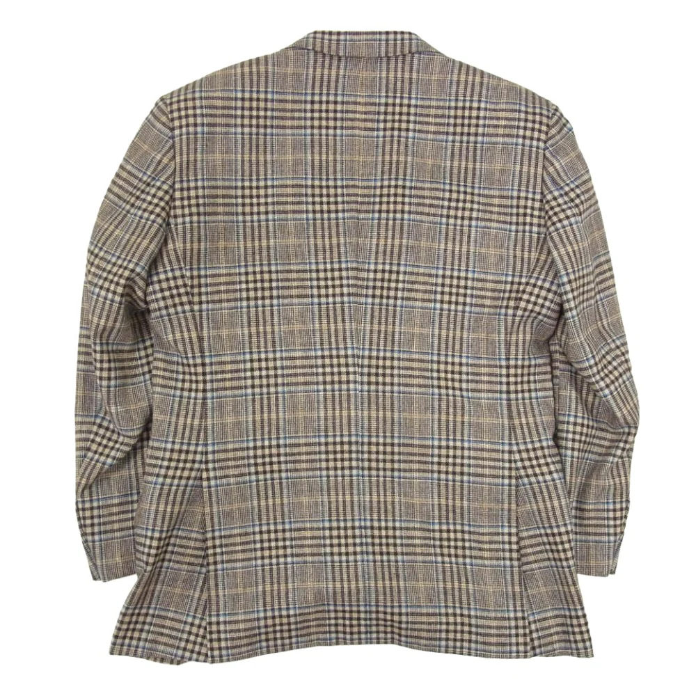 Dunhill ダンヒル STEVEN HITCHCOCK ウール シルク テーラード ジャケット ブラウン系 48【中古】 - Image 2
