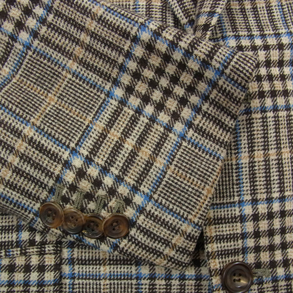 Dunhill ダンヒル STEVEN HITCHCOCK ウール シルク テーラード ジャケット ブラウン系 48【中古】 - Image 4