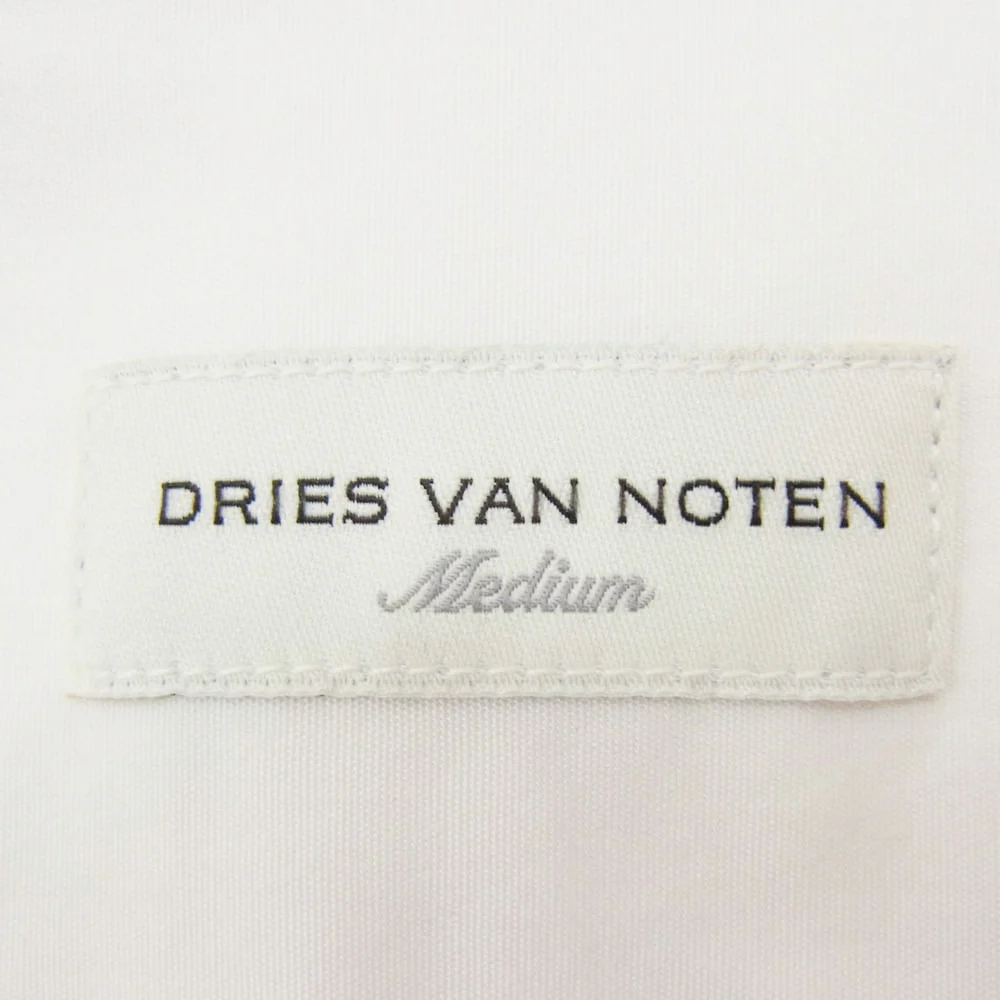 DRIES VAN NOTEN ドリスヴァンノッテン コットン オーバーサイズ 長袖 シャツ ホワイト系 M【中古】 - Image 5