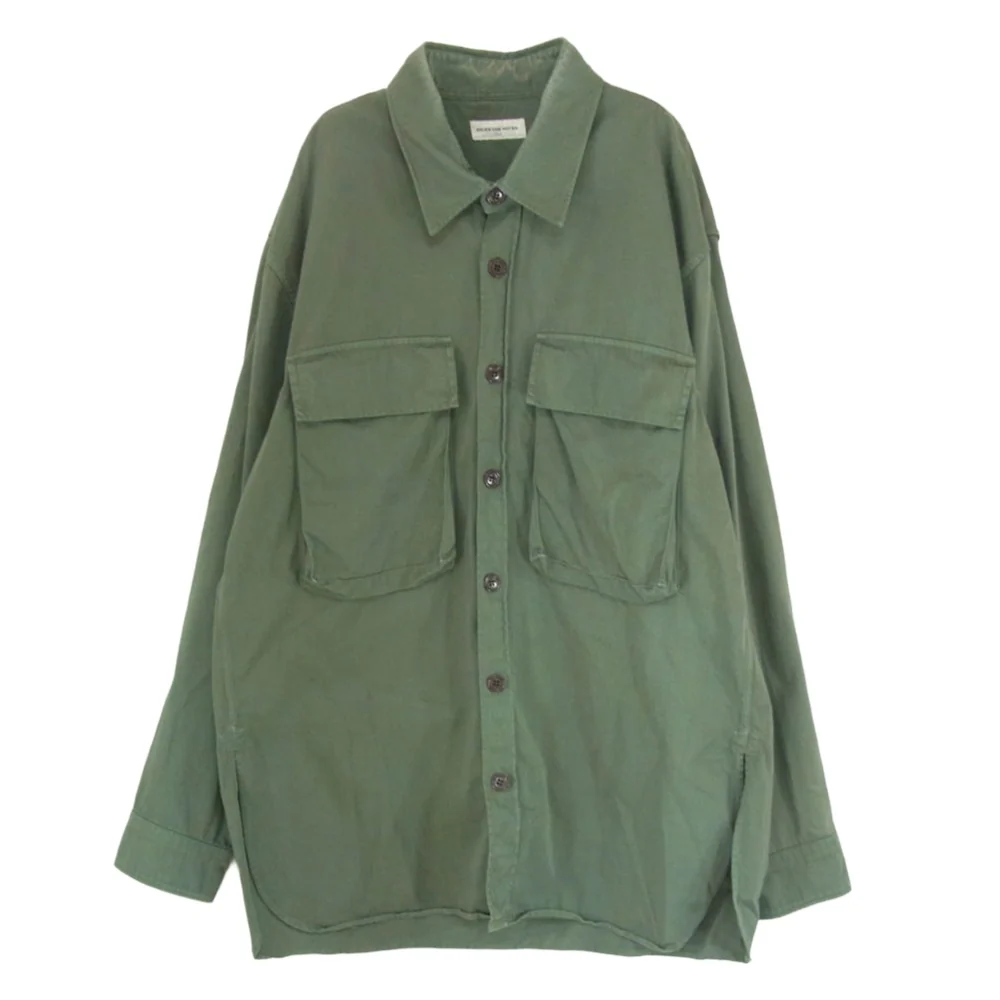 DRIES VAN NOTEN ããªã¹ãŽã¡ã³ãããã³ ãªãŒããŒãµã€ãº ããªã¿ãªãŒ ã·ã£ã ã«ãŒãç³» Sãäžå€ã