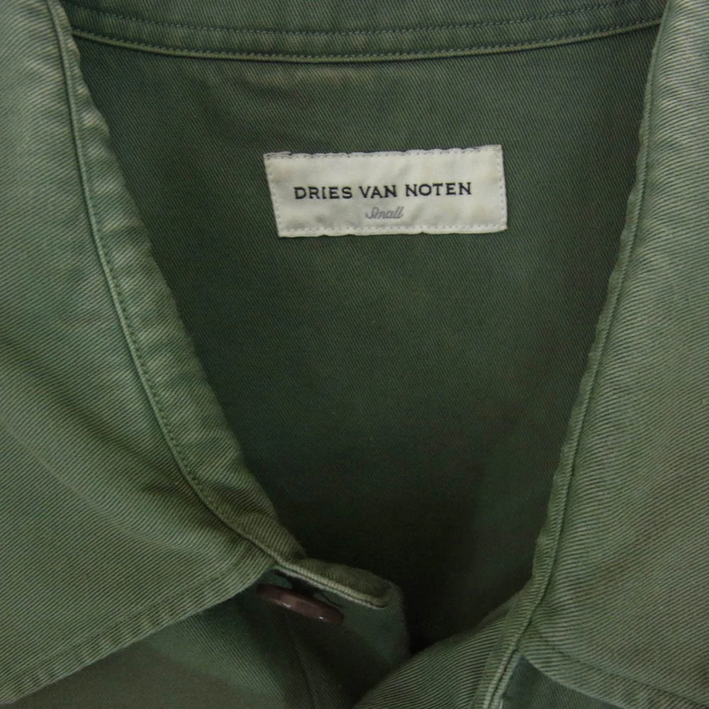 DRIES VAN NOTEN ããªã¹ãŽã¡ã³ãããã³ ãªãŒããŒãµã€ãº ããªã¿ãªãŒ ã·ã£ã ã«ãŒãç³» Sãäžå€ã - Image 3