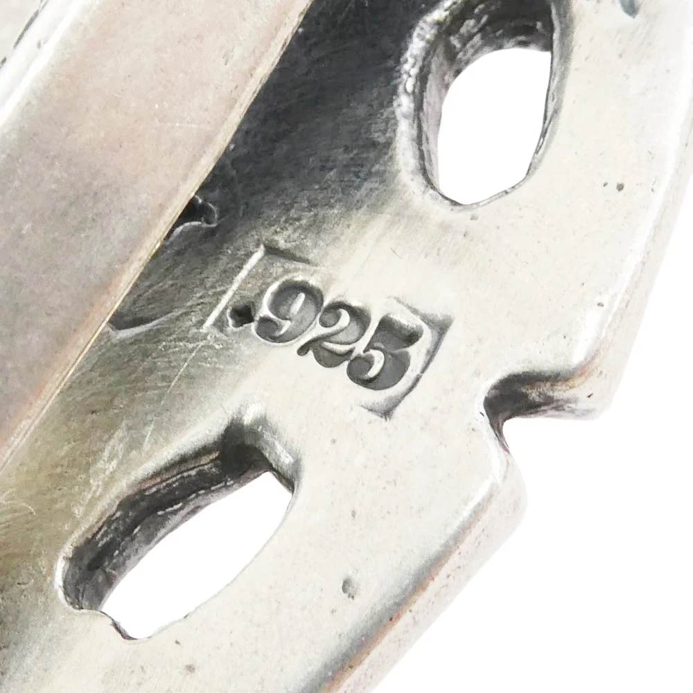 GABOR ガボール ガボラトリー ホールディング スカルプテッドオーバルキーパー オールH.W.Oリンク ウォレットチェーン シルバー系【中古】 - Image 6
