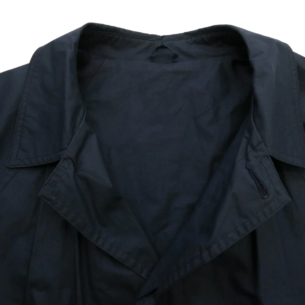 Brioni ブリオーニ PURO COTONE ステンカラー コート ネイビー系 50【中古】 - Image 3