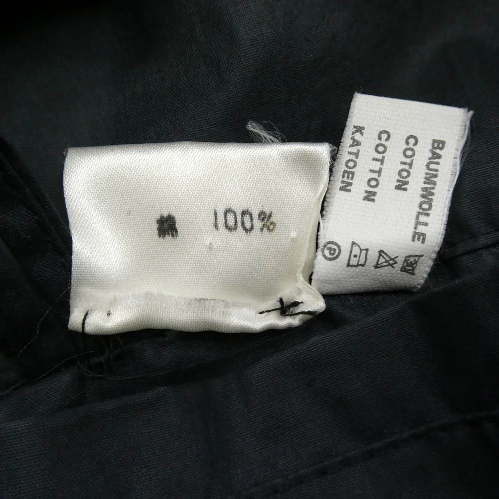 Brioni ブリオーニ PURO COTONE ステンカラー コート ネイビー系 50【中古】 - Image 6