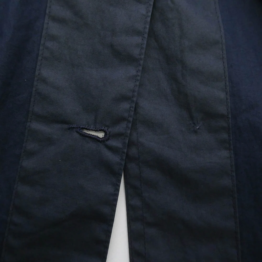 Brioni ブリオーニ PURO COTONE ステンカラー コート ネイビー系 50【中古】 - Image 8