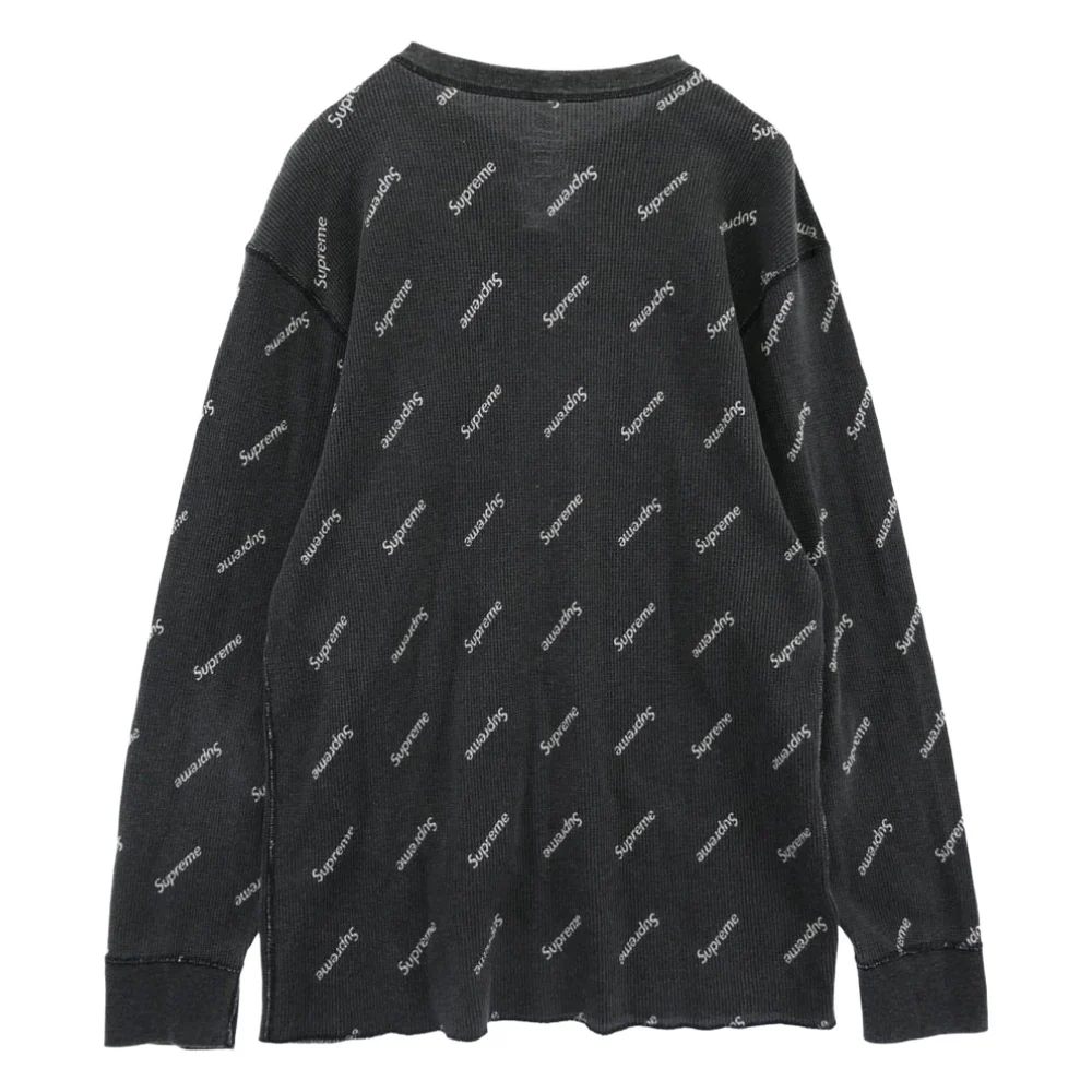 Supreme シュプリーム Hanes Thermal Crew ヘインズ サーマル 長袖 カットソー ダークグレー系 XL【中古】 - Image 2