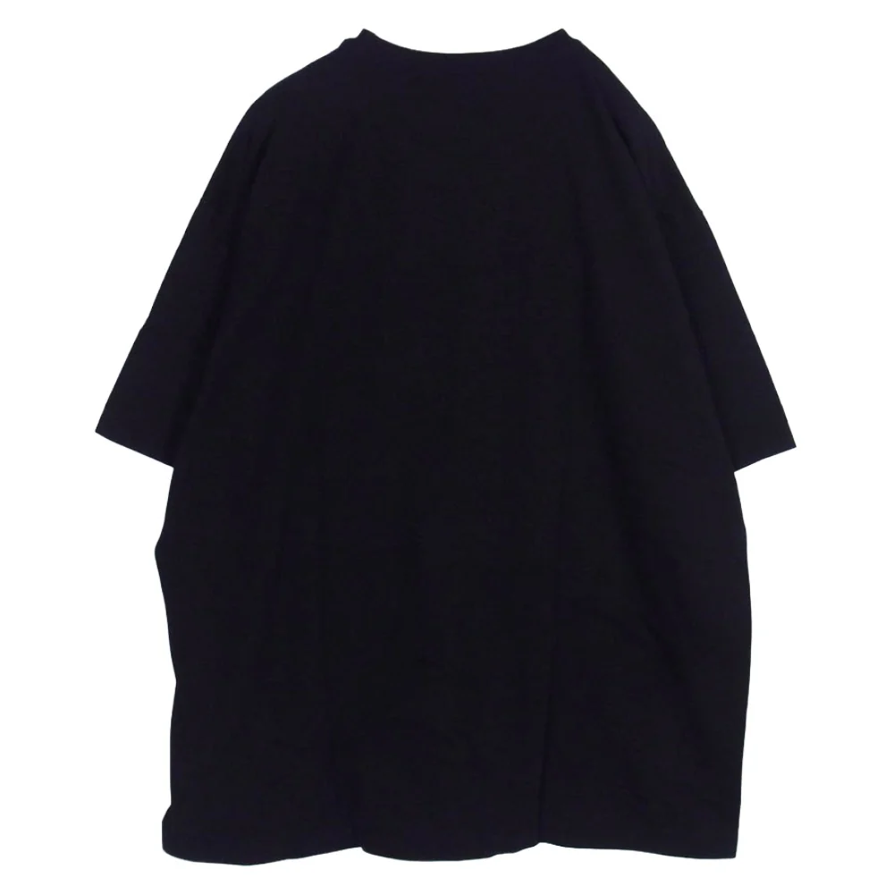 Y's Yohji Yamamoto ワイズ ヨウジヤマモト YR-T61-961 Y'S LOGO BLUSH PRINT HALF SLEEVE T ブラッシュドロゴプリント クルーネック 半袖 Tシャツ ブラック系 4【極上美品】【中古】 - Image 2