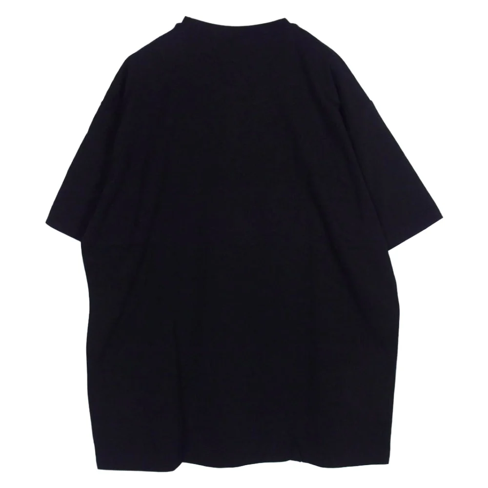 Yohji Yamamoto ヨウジヤマモト GL-T76-070 Ground Y グラウンドワイ COTTON JERSEY LOGO GRAPHIC T-SHIRT コットンジャージー グラフィック プリント 半袖 Tシャツ カットソー ブラック系 3【美品】【中古】 - Image 2