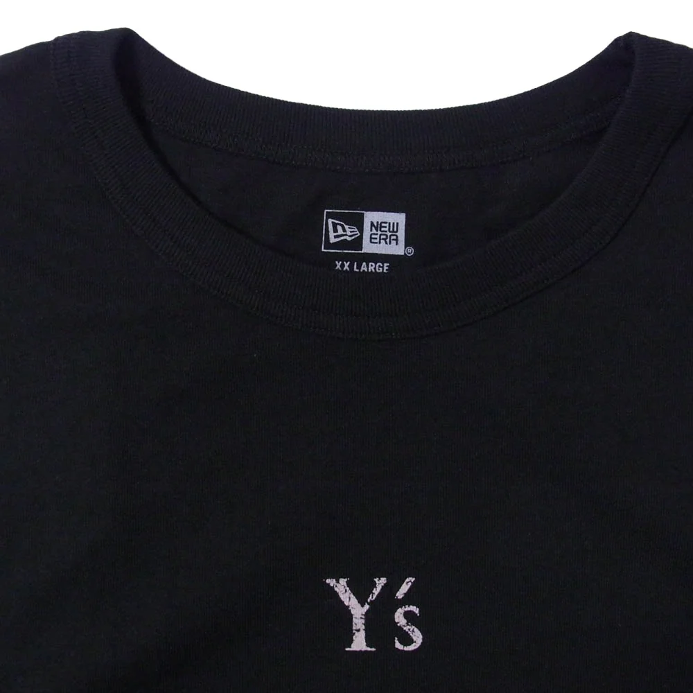 Y's Yohji Yamamoto ワイズ ヨウジヤマモト YL-T81-950 New Era S/S COTTON TEE ニューエラ ロゴプリント クルーネック 半袖 カットソー Tシャツ ブラック系 5【極上美品】【中古】 - Image 3