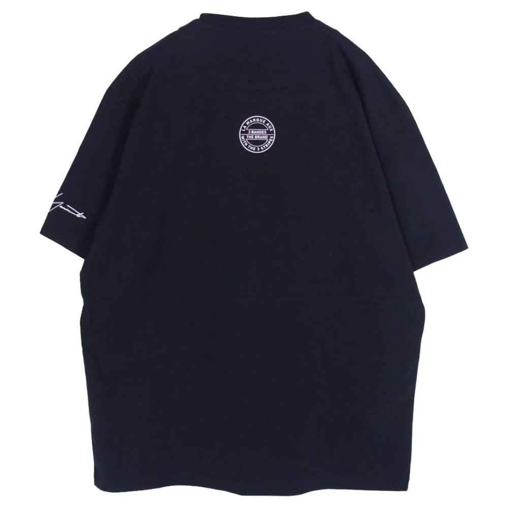 Y-3 Yohji Yamamoto ワイスリー ヨウジヤマモト 25AW JW6999 LOGO TEE Wネーム ロゴプリント クルーネック 半袖 Tシャツ カットソー ブラック系 L【極上美品】【中古】 - Image 2