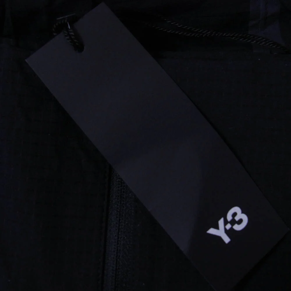 Y-3 Yohji Yamamoto ワイスリー ヨウジヤマモト IN8746 M RUN JACKET フーデッド ナイロン ランニング ジャケット ブラック系 XL【中古】 - Image 5