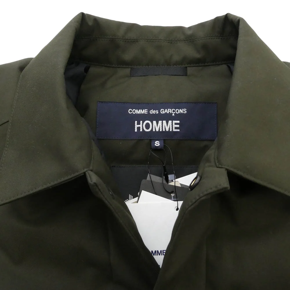 COMME des GARCONS HOMME コムデギャルソンオム GL25729CDG WINDSTOPPER Three-Dimensional Down Shirt ウィンドストッパー ダウン シャツ ジャケット カーキ系 S【極上美品】【中古】 - Image 3