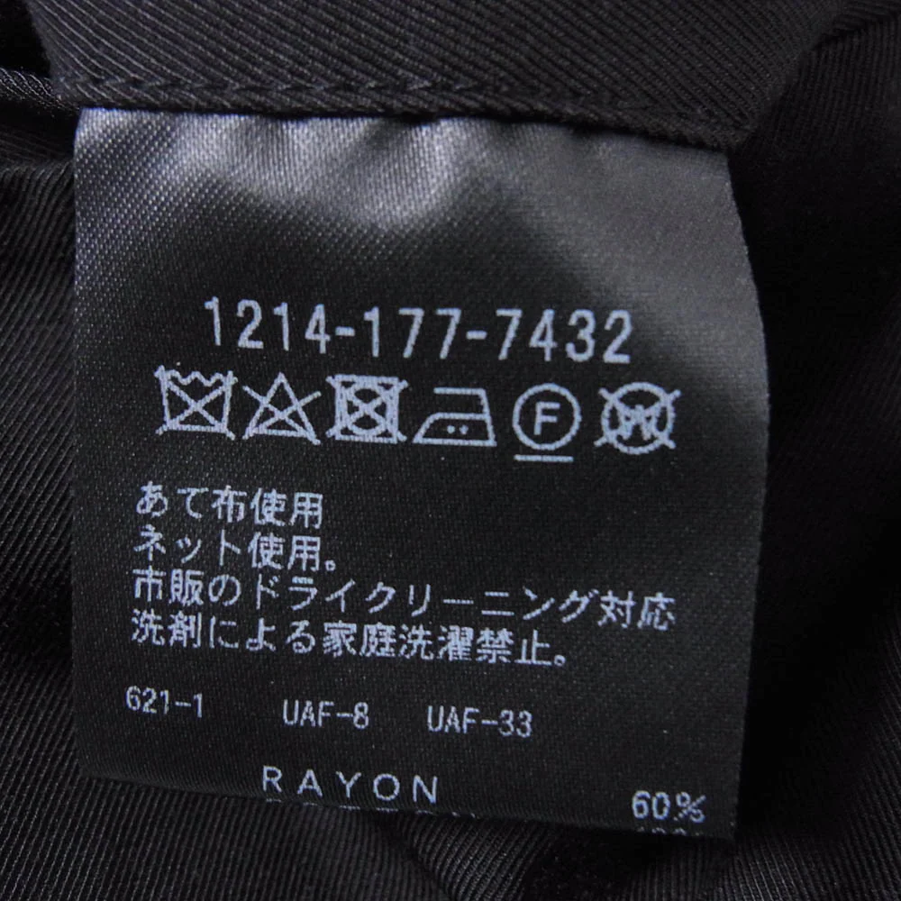 エイチビューティーアンドユース 1214-177-7432 3タック ジップフライ スラックスパンツ グレー系 M【中古】 - Image 6