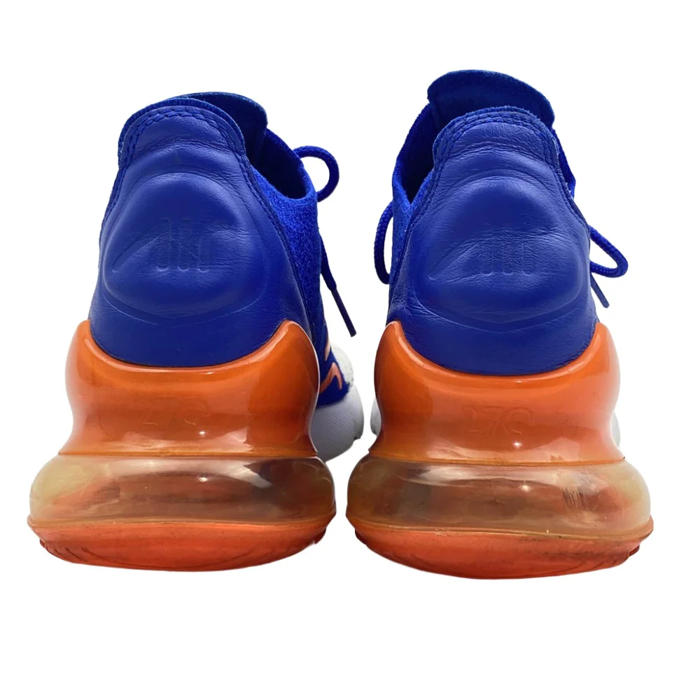 NIKE ナイキ A01023-101 AIR MAX 270 FLYKNIT エアマックス 270 フライニット ローカット ランニング シューズ スニーカー ホワイト系 ブルー系 オレンジ系 25.5cm【中古】 - Image 3