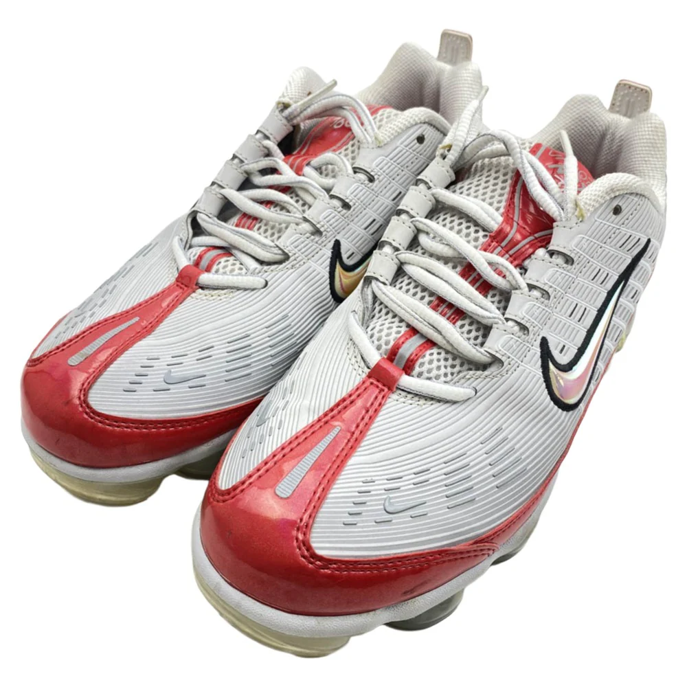 NIKE ナイキ CK2718-002 Air Vapormax 360 Vast Grey White エア ヴェイパーマックス 360 ヴァスト グレー ホワイト ローカット スニーカー ホワイト系 レッド系 26.5cm【中古】 - Image 2