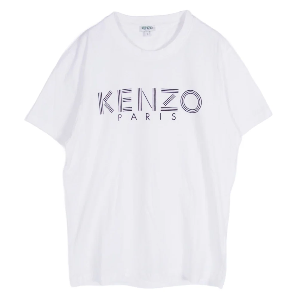 KENZO ケンゾー F765TS0924SG Classic Logo T-shirt クラシック ロゴ 半袖 Tシャツ ホワイト ホワイト系 S【中古】