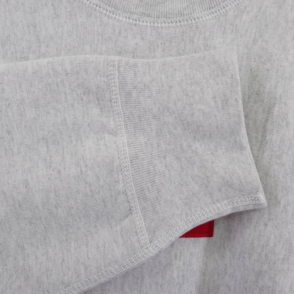 Supreme シュプリーム 18AW Box Logo Crewneck ボックスロゴ クルーネック スウェット トレーナー ライトグレー系 L【美品】【中古】 - Image 4