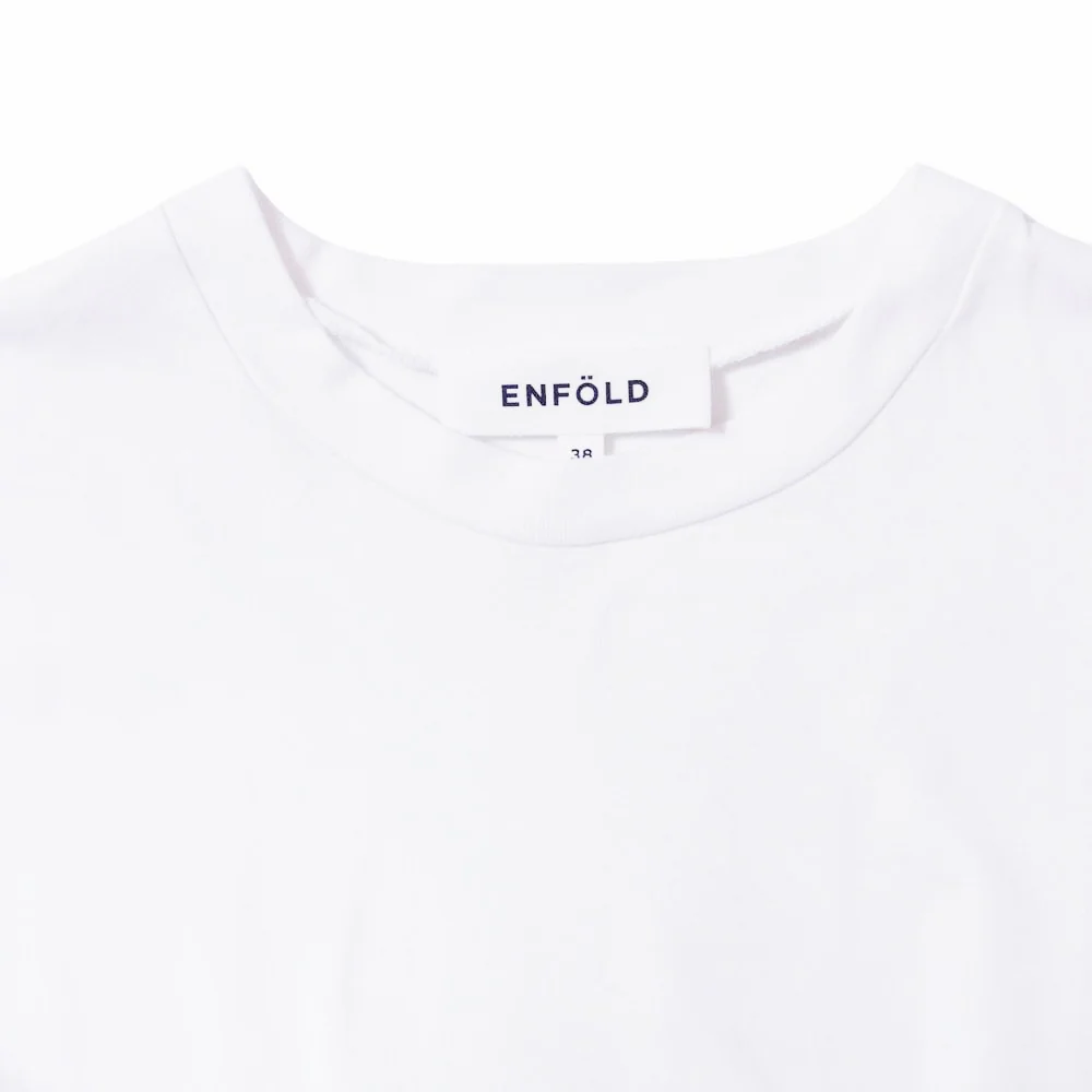ENFOLD エンフォルド 23SS 300GS280-0810 23SS LONG SLEEVE T-SHIRT LONG SLEEVE T-SHIRT ロングスリーブ 長袖 Tシャツ カットソー ホワイト ホワイト系 38【中古】 - Image 3