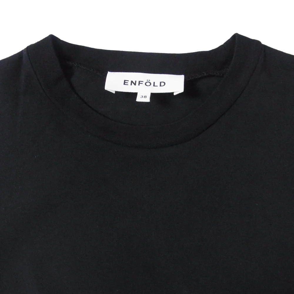 ENFOLD エンフォルド 23SS 300GS280-0810 23SS LONG SLEEVE T-SHIRT LONG SLEEVE T-SHIRT ロングスリーブ 長袖 Tシャツ カットソー ブラック ブラック系 38【中古】 - Image 3