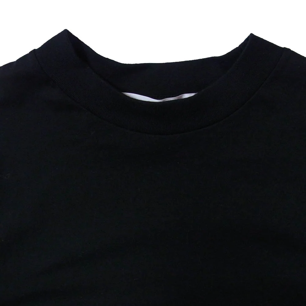 トーガ 25SS TV251-JK330 Cotton jersey S/S スリーブ異素材切替 オーバーサイズ 半袖 Tシャツ カットソー ネイビー系 46【美品】【中古】 - Image 3