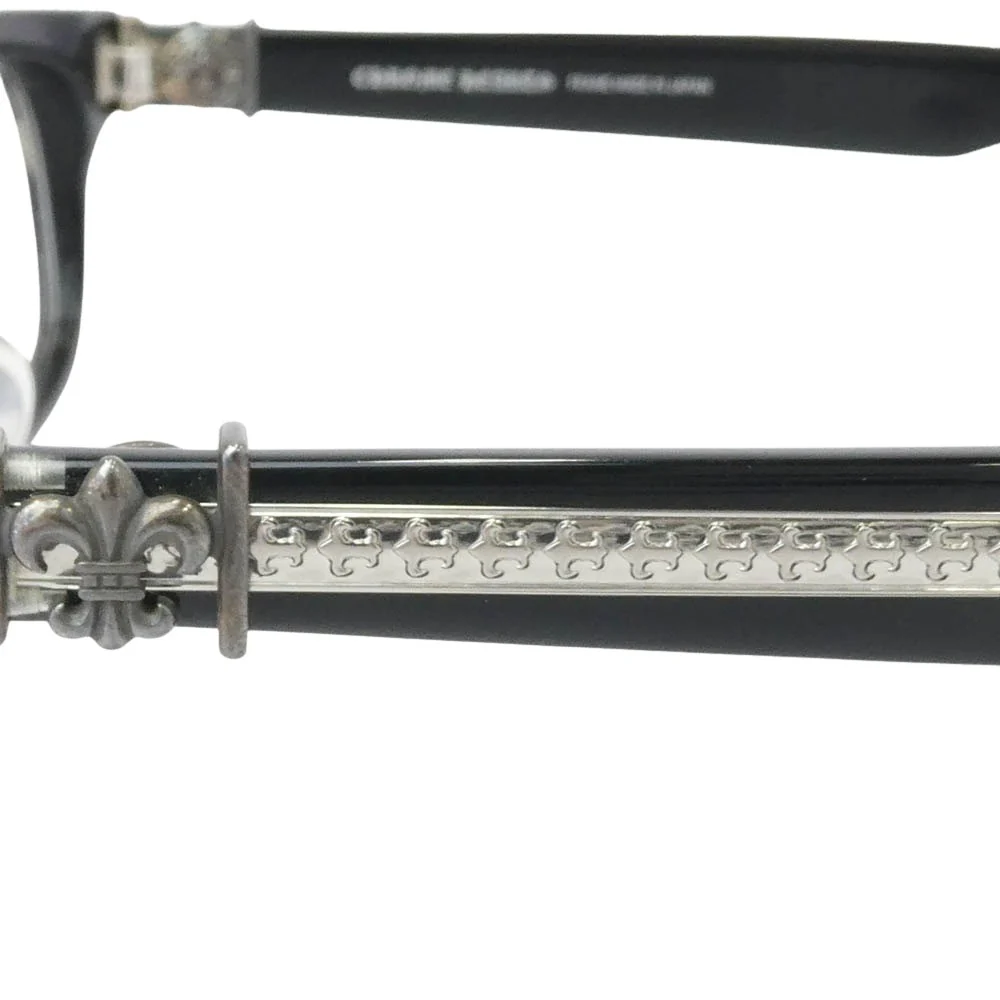 CHROME HEARTS ã¯ãã ããŒãïŒåæ¬ç¡ïŒ çŽæ£ã¬ã¶ãŒã¢ã€ãŠã§ã¢ã±ãŒã¹ä»å± SPLAT-A 55â¡17-143 BSãã¬ã¢ãã³ãã« ã¢ã€ãŠã§ã¢ çŒé¡ ãã©ãã¯ç³» ã·ã«ããŒç³» 55â¡17-143ãäžå€ã - Image 7