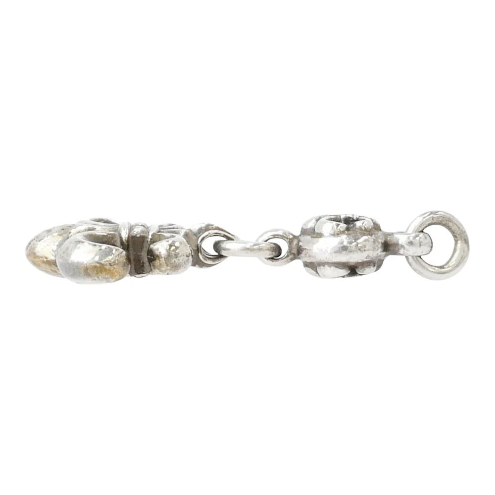CHROME HEARTS クロムハーツ（原本無） OLD 1BALL BS FLEUR オールド 1ボール BSフレア チャーム ペンダントトップ シルバー系【中古】 - Image 4
