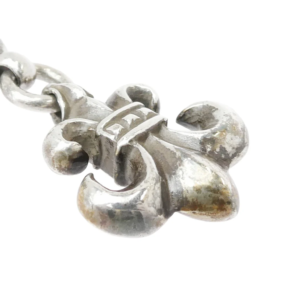 CHROME HEARTS クロムハーツ（原本無） OLD 1BALL BS FLEUR オールド 1ボール BSフレア チャーム ペンダントトップ シルバー系【中古】 - Image 5