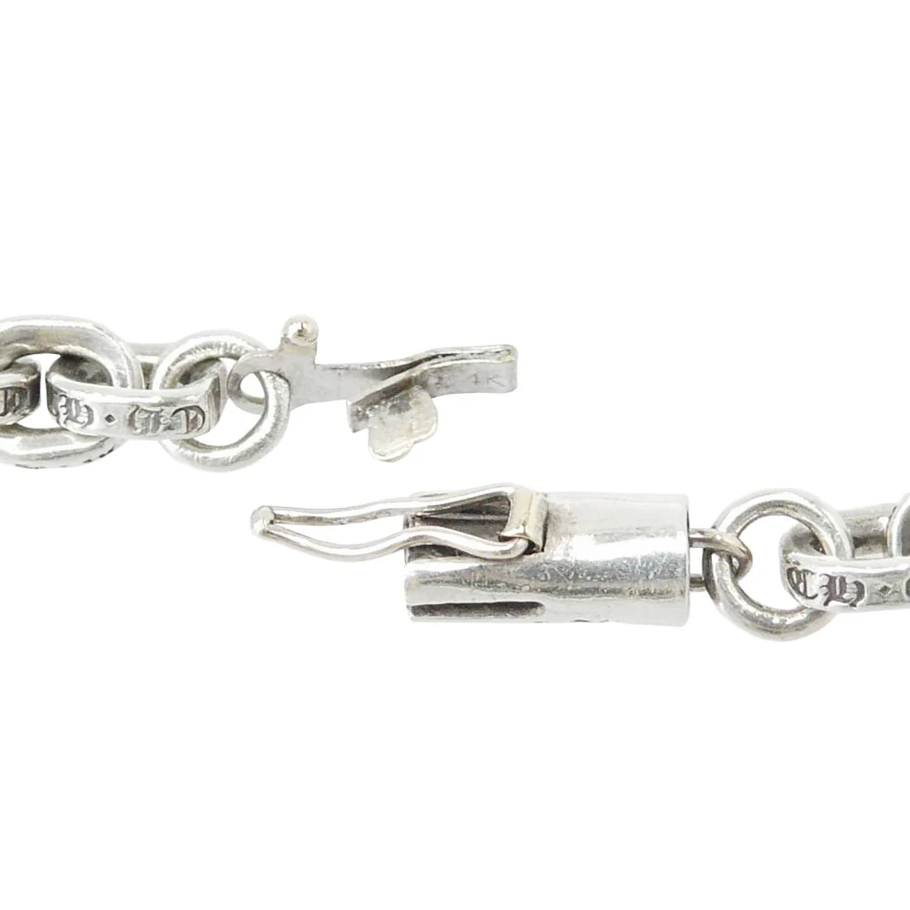 CHROME HEARTS クロムハーツ（原本無） PAPER CHAIN 20 ペーパーチェーンネックレス 20inch 20インチ シルバー系【中古】 - Image 4