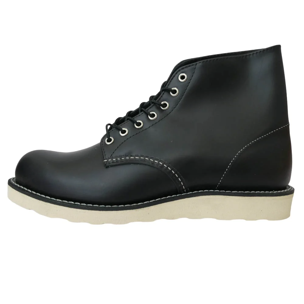 RED WING レッドウィング 8165 IRISH SETTER 6 INCH CLASSIC ROUND アイリッシュセッター クラシックラウンド ブラック 6インチ コレクテッドグレインレザー 7ホール プレートゥ ワークブーツ ブラック系 29.0cm【新古品】【未使用】【中古】 - Image 2