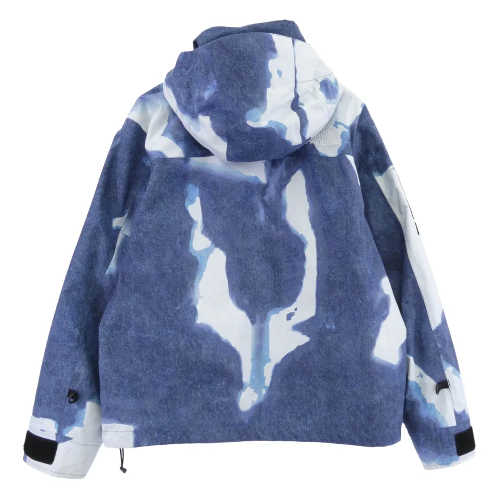 Supreme シュプリーム 21AW NP52100I x The North Face Bleached Denim Print Mountain Jacket ザノースフェイス ブリーチド デニム プリント マウンテン ジャケット ブルー系 S【中古】 - Image 2