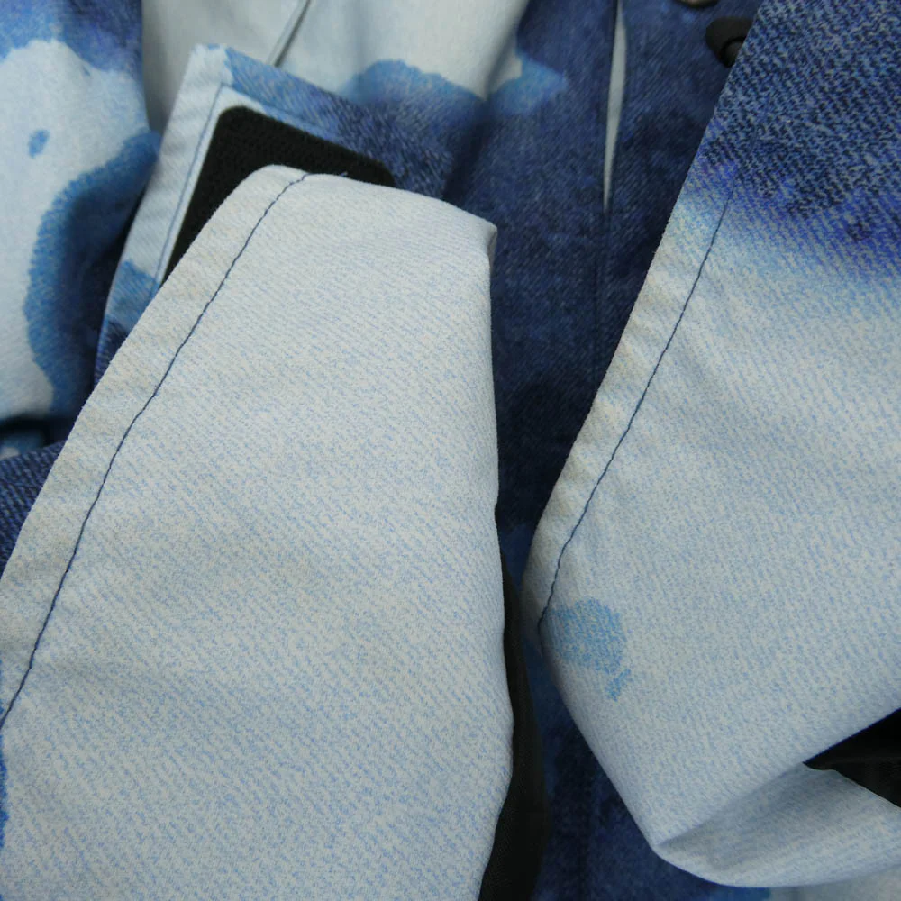 Supreme シュプリーム 21AW NP52100I x The North Face Bleached Denim Print Mountain Jacket ザノースフェイス ブリーチド デニム プリント マウンテン ジャケット ブルー系 S【中古】 - Image 7