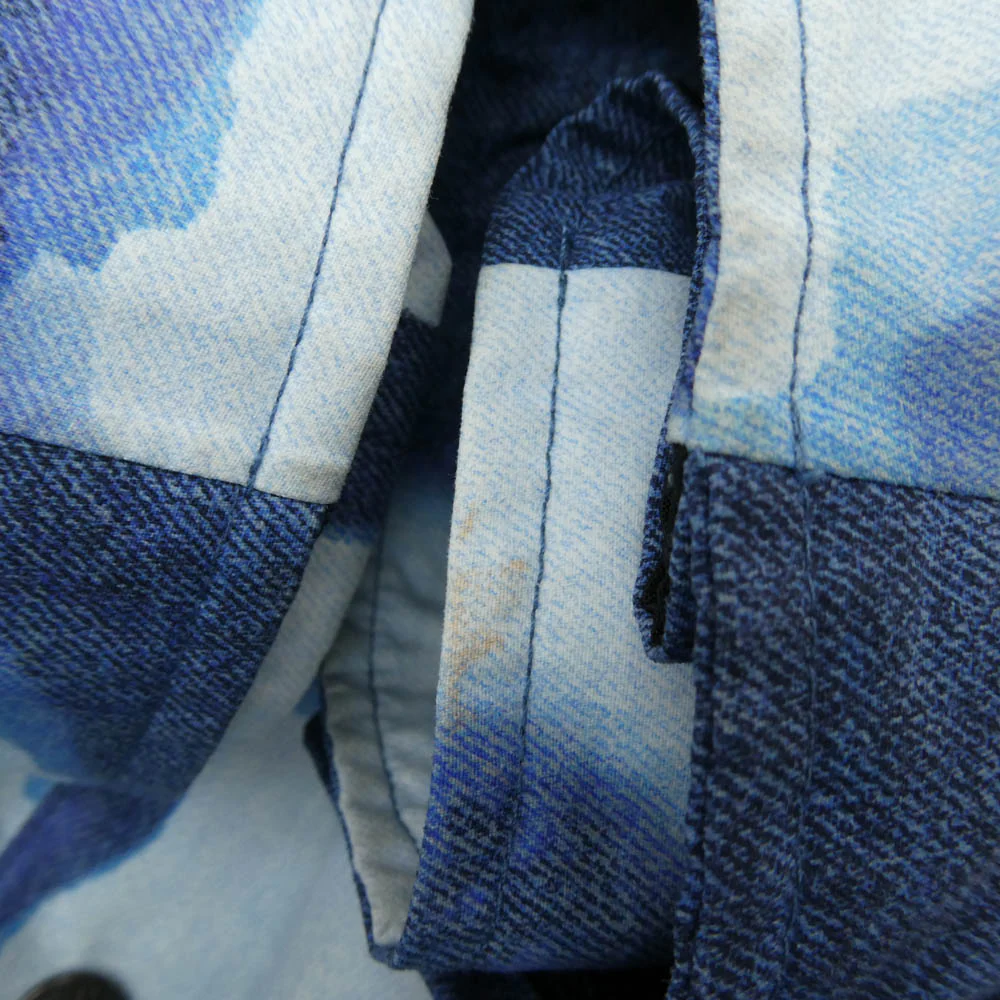 Supreme シュプリーム 21AW NP52100I x The North Face Bleached Denim Print Mountain Jacket ザノースフェイス ブリーチド デニム プリント マウンテン ジャケット ブルー系 S【中古】 - Image 8