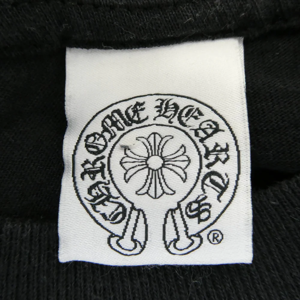 CHROME HEARTS クロムハーツ（原本無） T-BAR STAR LOGO Tバー スタープリント Tシャツ 半袖カットソー ブラック系 M【中古】 - Image 4