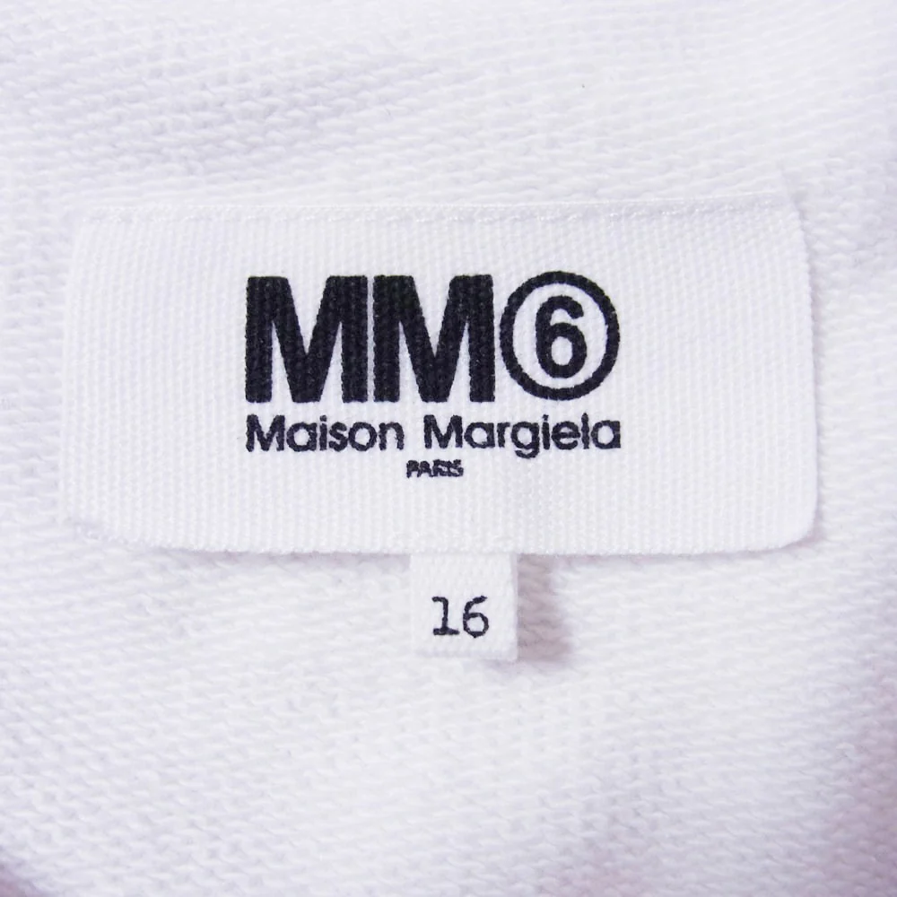 MAISON MARGIELA メゾンマルジェラ M60027-MM008 フロント ロゴ クルーネック スウェット トレーナー キッズ ホワイト系 16【中古】 - Image 5