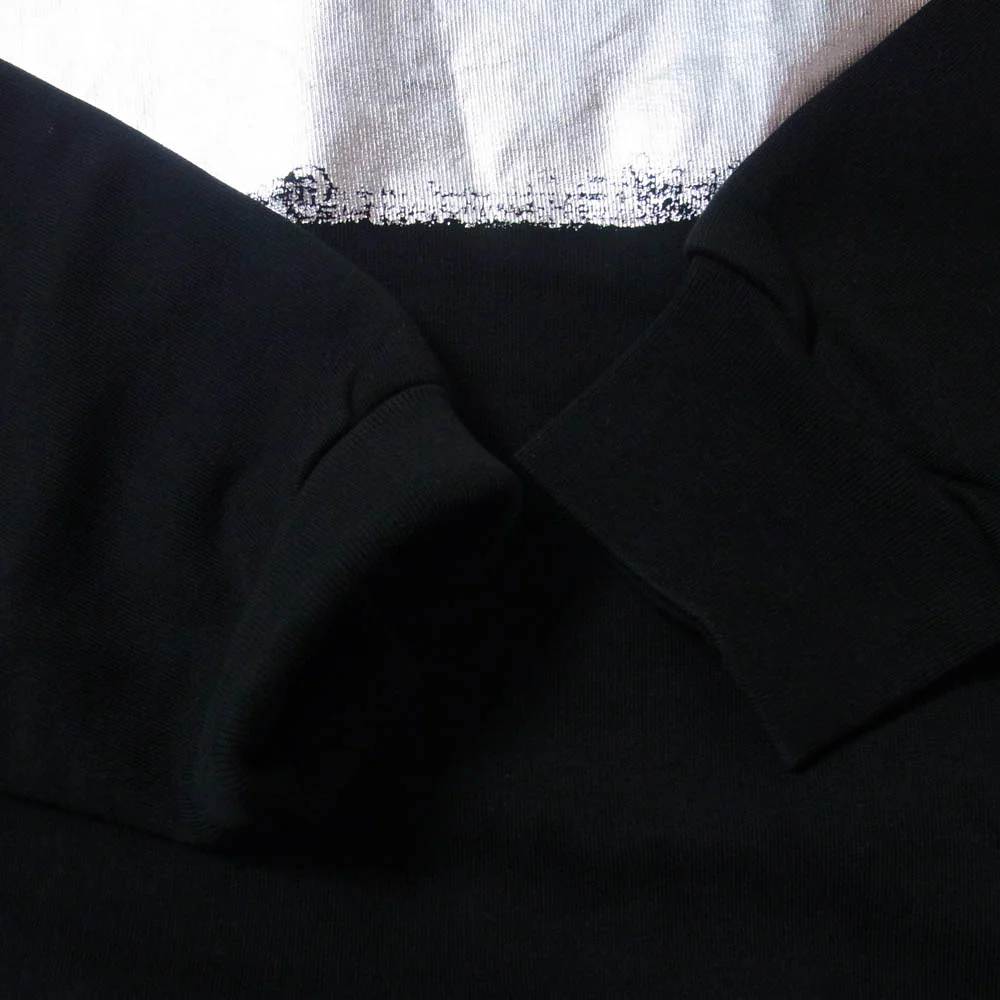 MAISON MARGIELA メゾンマルジェラ S32GU0042 メタリック クルーネック スウェット トレーナー ブラック系 S【中古】 - Image 4