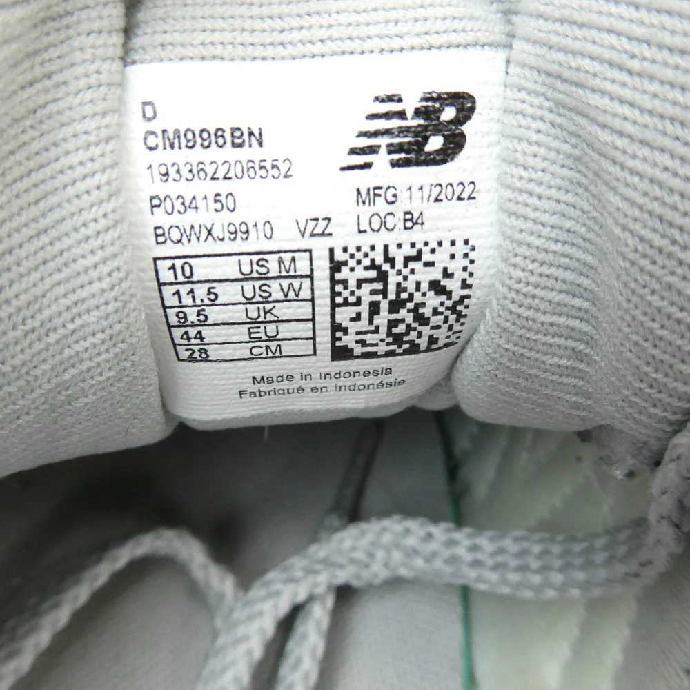 NEW BALANCE ニューバランス CM996BN 996 Navy ネイビー ローカット スニーカー シューズ ネイビー系 グレー系 28.0cm【中古】 - Image 7