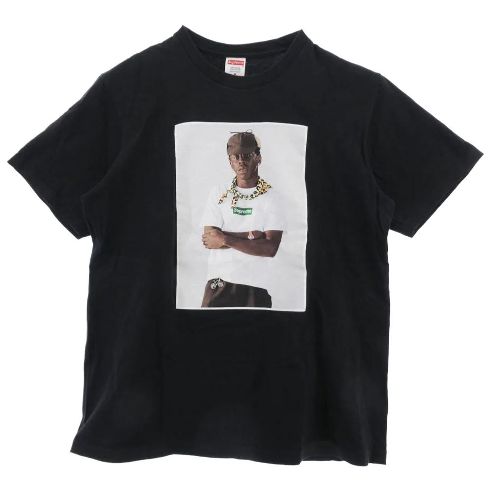 Supreme シュプリーム 24AW Tyler The Creator Tee タイラー ザ クリエイター 半袖 フォト Tシャツ ブラック系 M【中古】