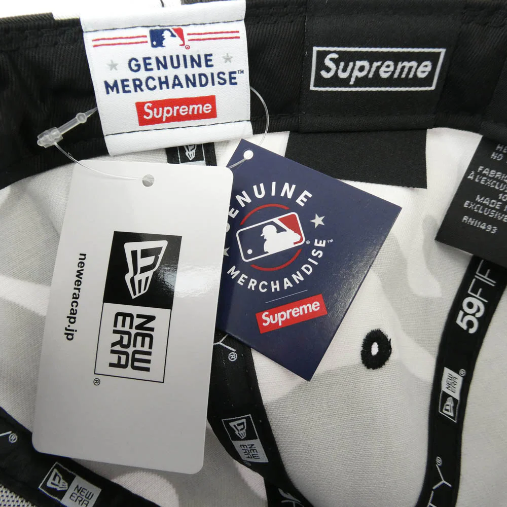 Supreme シュプリーム 25AW MLB x New Era Teams Box Logo New York Yankees Snow Camo キャップ 帽子 カモフラージュ系 58.7cm【新古品】【未使用】【中古】 - Image 5