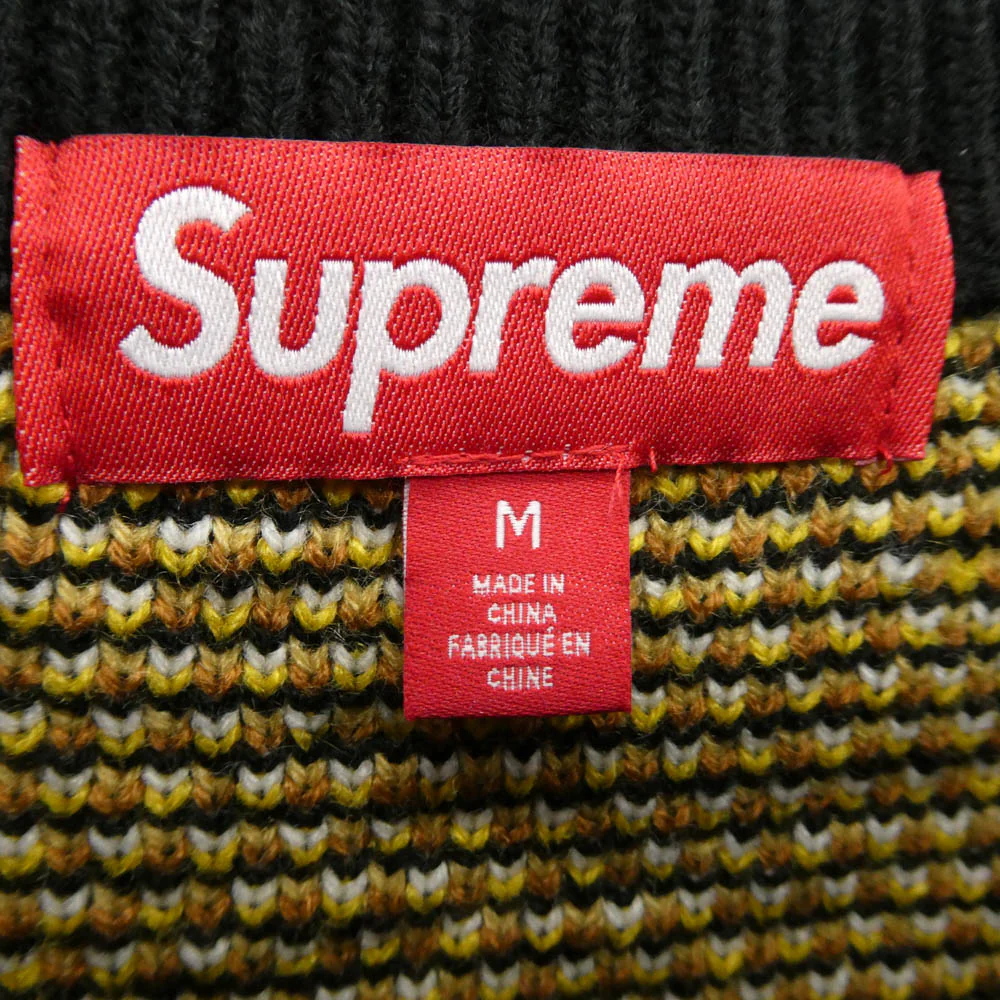 Supreme シュプリーム 25AW アンタイヒーロー Sweater ニット イーグル クルーネック セーター ブラック系 イエロー系 M【中古】 - Image 5