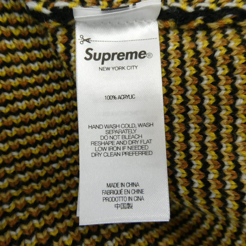 Supreme シュプリーム 25AW アンタイヒーロー Sweater ニット イーグル クルーネック セーター ブラック系 イエロー系 M【中古】 - Image 6
