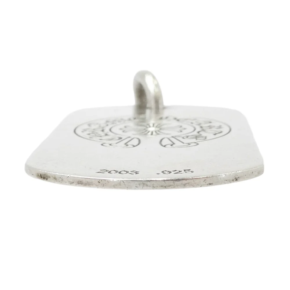 CHROME HEARTS クロムハーツ(原本無) 氷室京介 Angel エンジェル ホースシュー ラージ ドッグタグ ペンダントトップ シルバー系【中古】 - Image 4