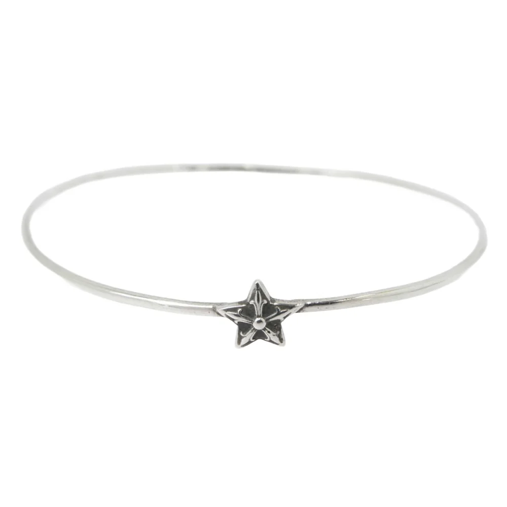 CHROME HEARTS クロムハーツ(原本無) BUBBLGM STAR バブルガム スター バングル シルバー系【中古】